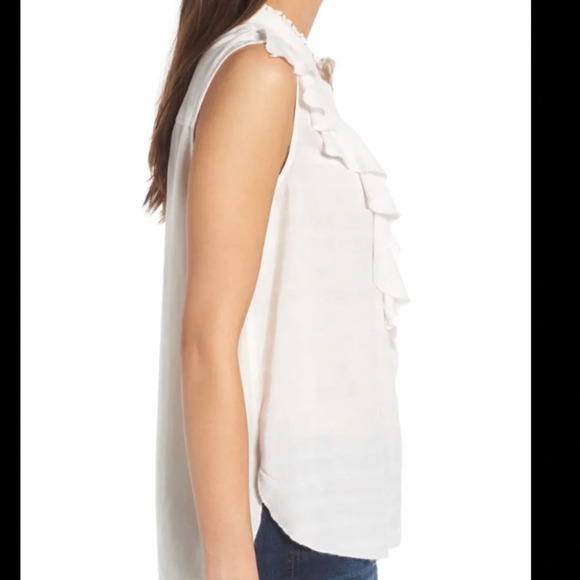 Treasure & Bond Ruffle Front Sleeveless Blouse - Picture 4 of 10